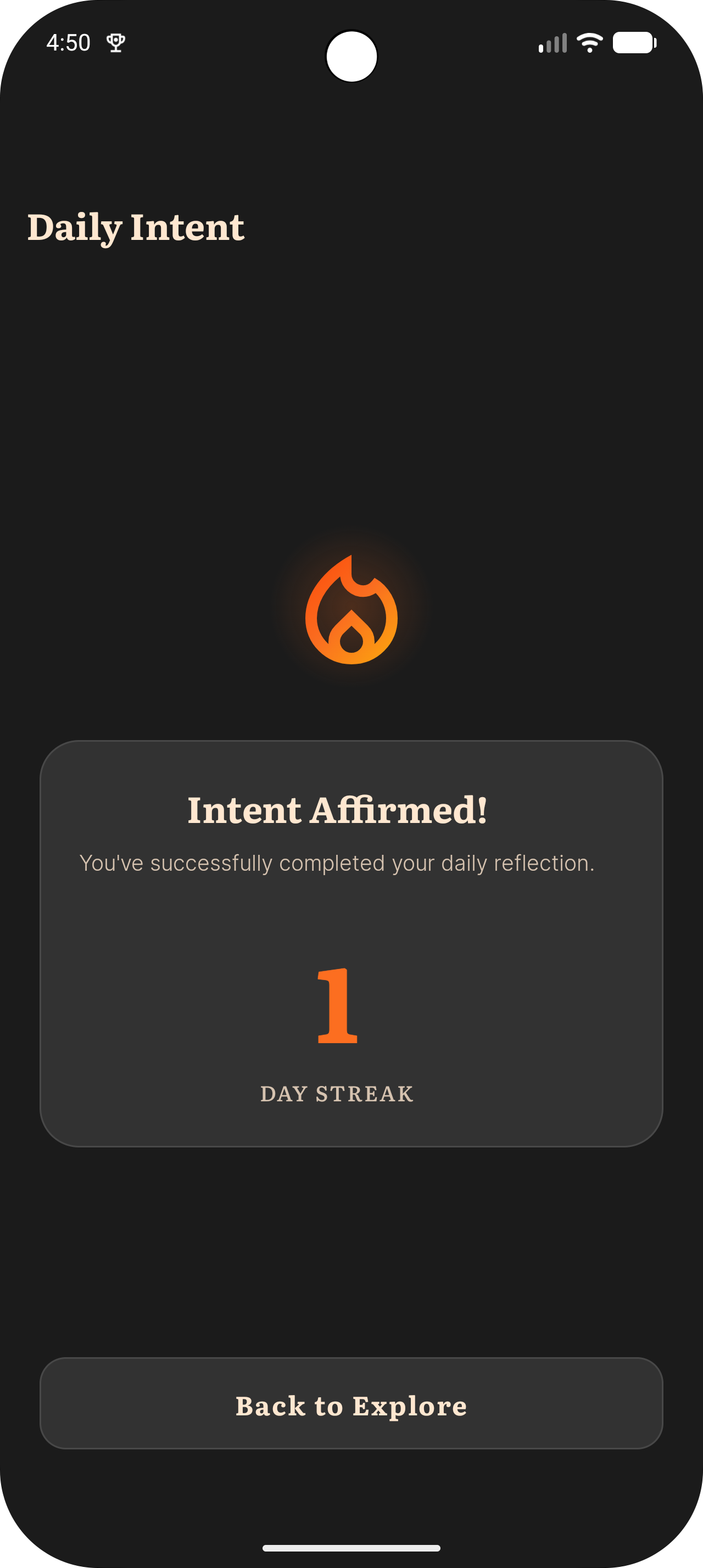 Self-Disciplines Streak Tracker